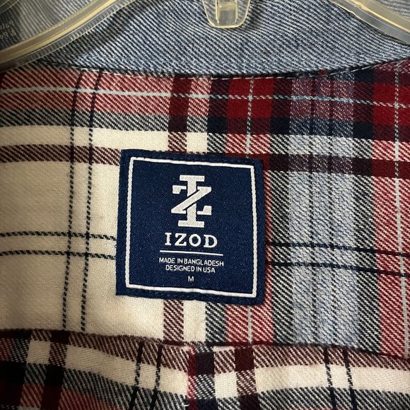 Men's IZOD Plaid Flannel - Picture 3 of 3